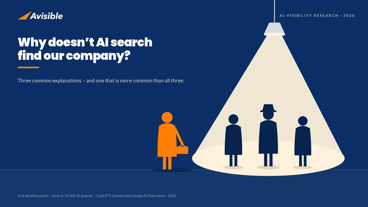Why doesn’t AI search find our company?