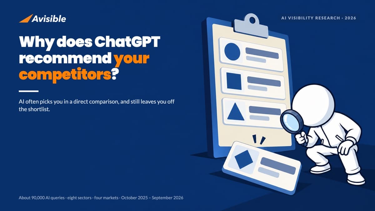 Why does ChatGPT recommend your competitors? A guide for manufacturers, software companies and online stores
